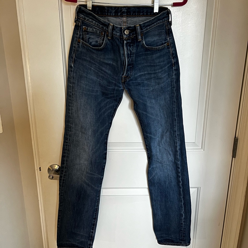 LEVI’S |  501 Button Fly Blue Jeans | Vintage